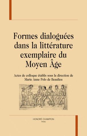 Formes dialoguées dans la littérature exemplaire du Moyen Âge
